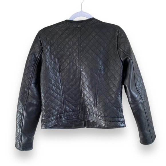 marc new york - andrew marc Lambskin Quilted Jacket - Size Medium - Picture 4 of 10
